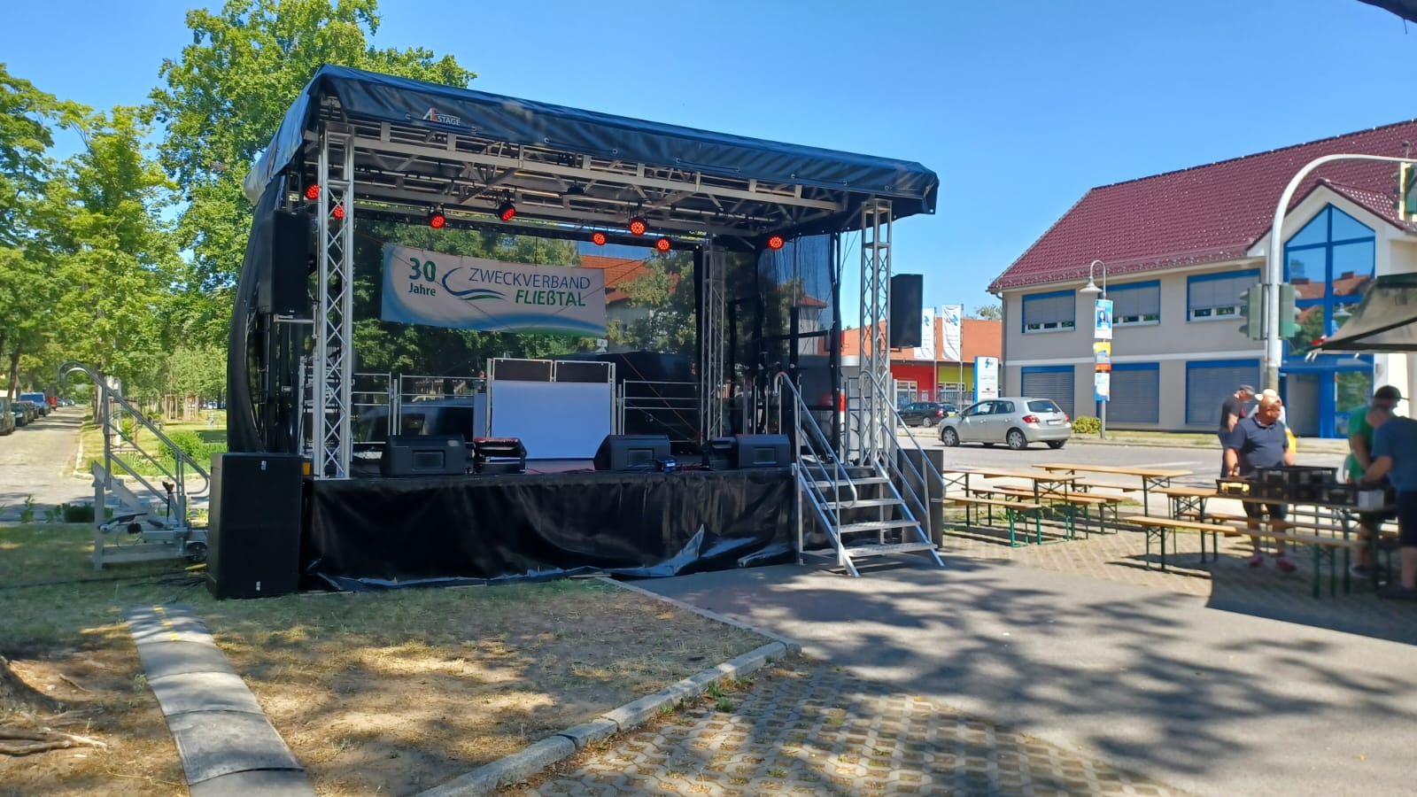 Trailerbühne für Stadtfeste