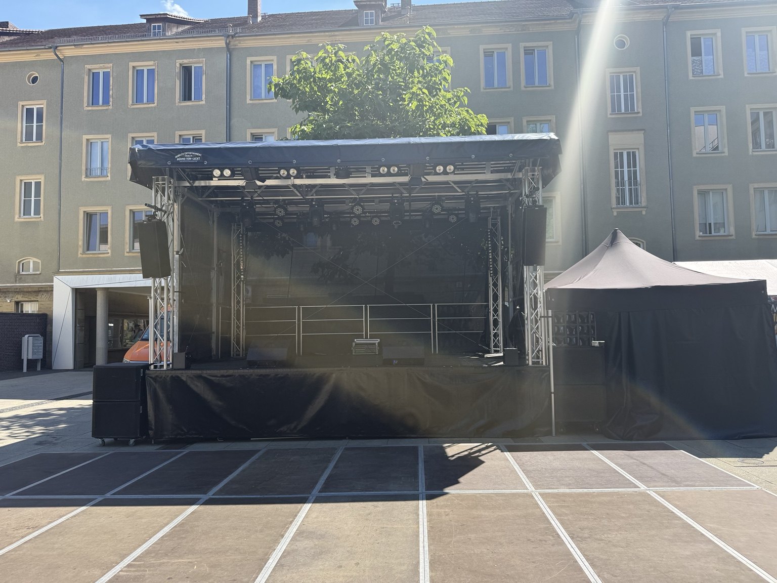 Trailerbühne beim Stadtfest Cottbus 2026