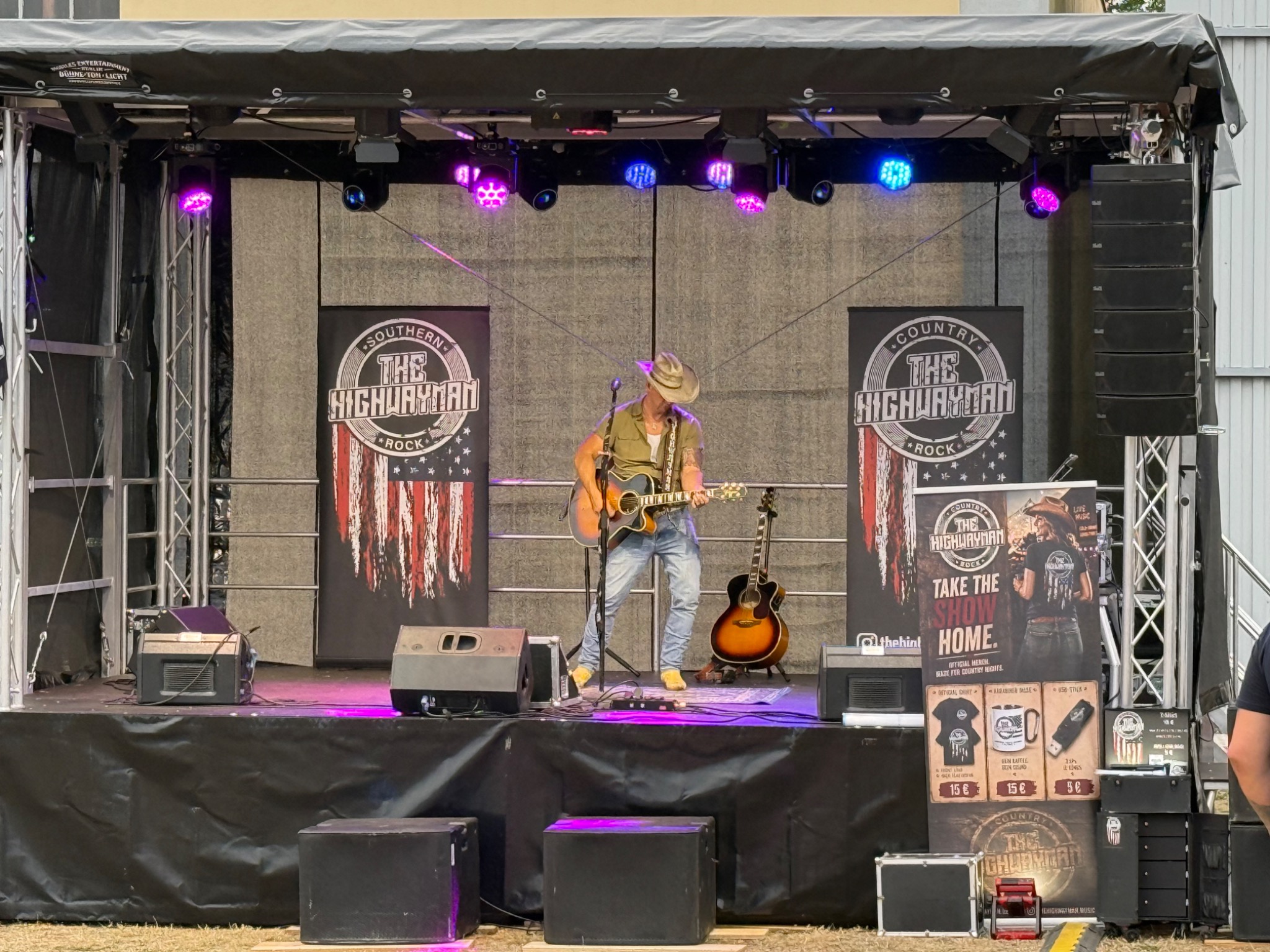 Trailerbühne beim Festival in Waren/Vielist 2026